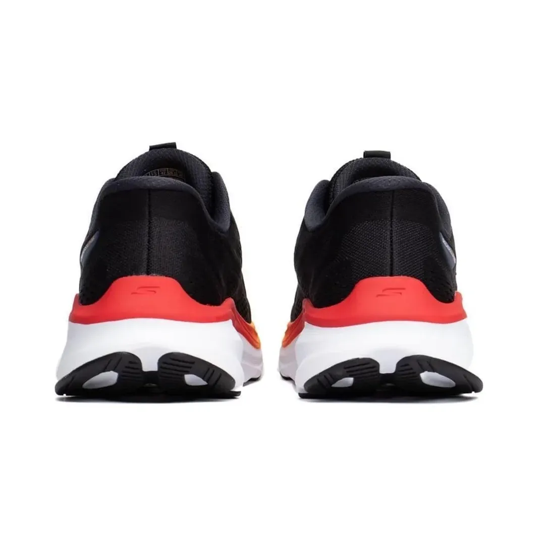 Imagem do tênis Skechers Max Run masculino preto vista traseira